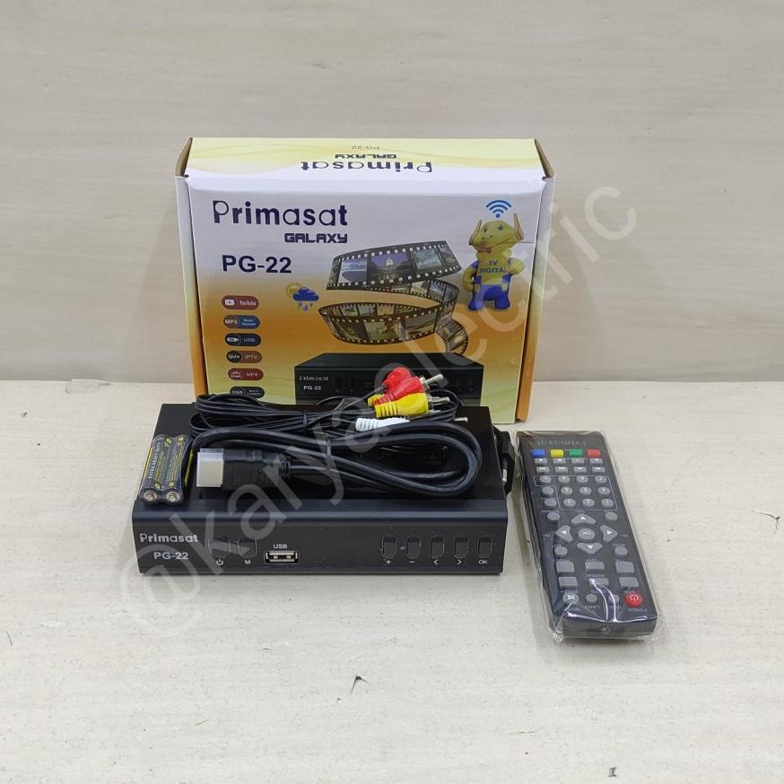 New Set Top Box Stb Primasat Galaxy Pg-22 Receiver Tv Digital Dvbt Dvbc