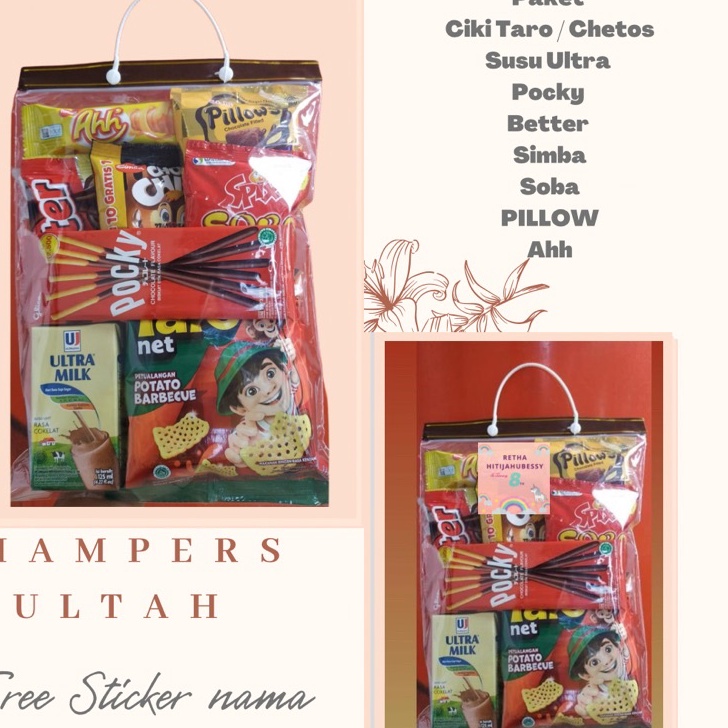 Harga Grosir Terlarisss termurah Snack Ulang Tahun anak Hampers Ultah anak Snack paket Ultah Anak