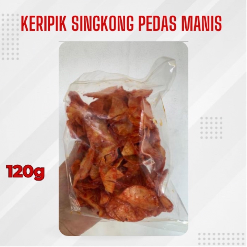 

Kerupuk keripik singkong pedas manis enak - 120gr