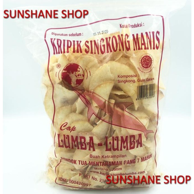 

keripik kripik singkong cap lumba malang 500 gr 500gr manis asin sal