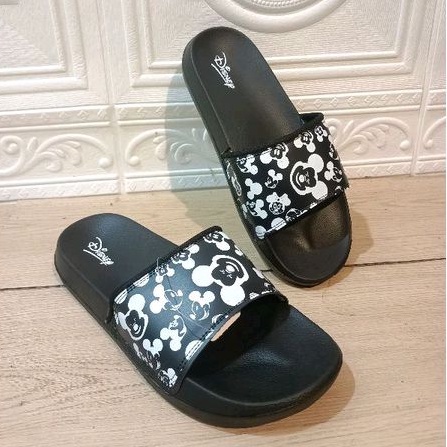 CUCI GUDANG BRAND MATAHARI Sandal Slip On Disney Sol phylon Sandal slop cewek N V D X Disney Dewasa Sandal Slide