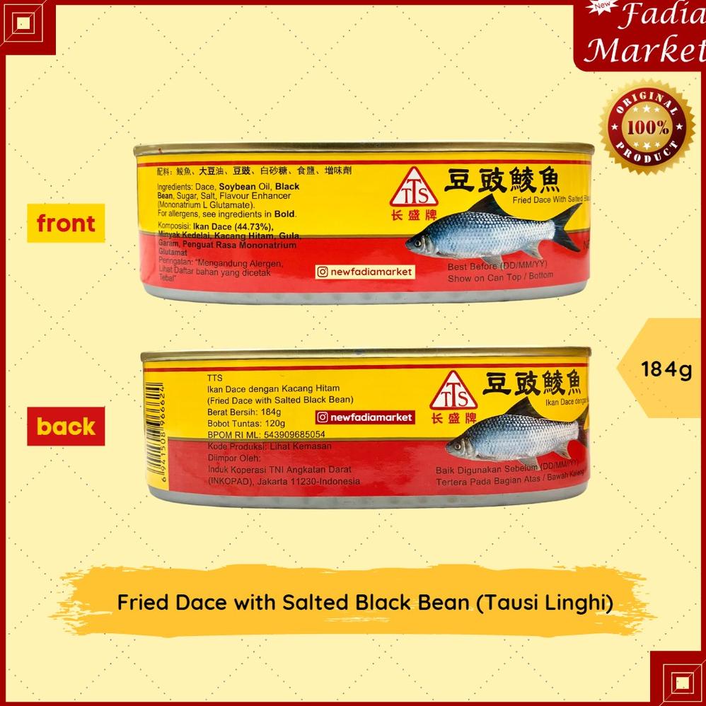 

Fried Dace with Salted Black Beans TTS (Tausi Linghi/Ikan Dace Kacang Hitam) 184g Best Seller