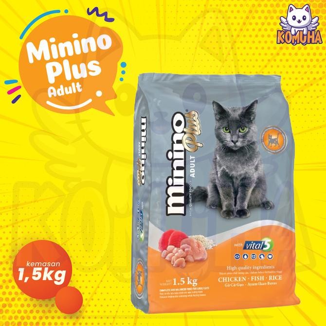 

Minino Plus 1,5 Kg - Makanan Kucing Fresh Pack