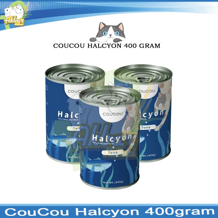 

Halcyon Coucou 400Gram Tuna - Makanan Kucing Basah - Cat Wet Food