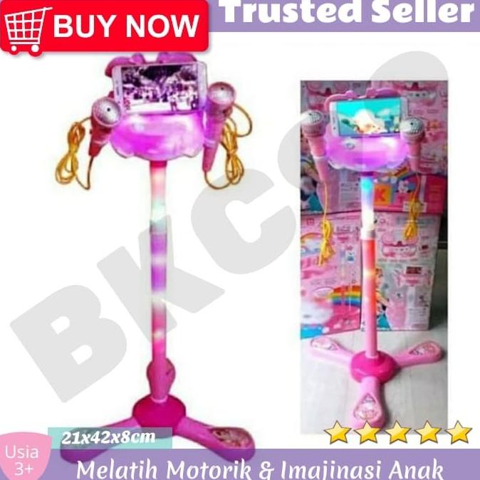 B19 Mainan Anak Mic Anak Mainan Karoke Anak Karoke Mic Microphone Main