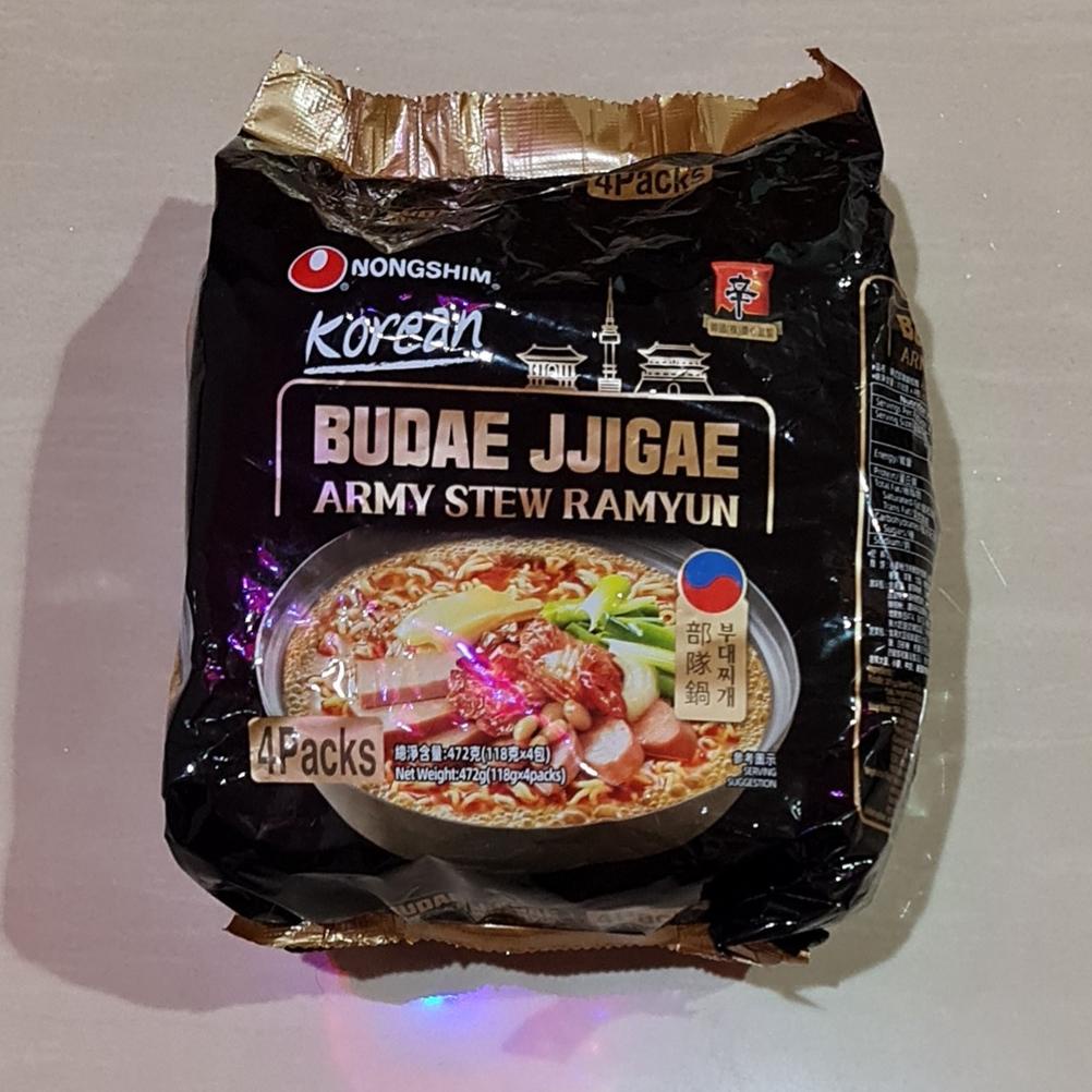 

Nongshim Korean Budae Jjigae Army Stew Ramyun 4 x 118 Gram Best Seller