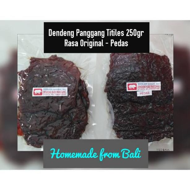 

Dendeng Panggang Babi Titiles Bali 250gr Best Seller