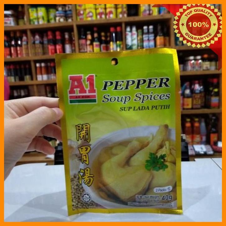 

(SUHA) A1 PEPPER SOUP SPICES/ SUP LADA PUTIH 40GR