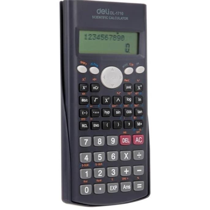 

Kalkulator/Calculator Deli E1710 scientific 240F 10+2 Digits
