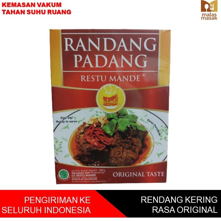 

Rendang Padang Rendang Hitam Restu Mande 300 Gram Best Seller