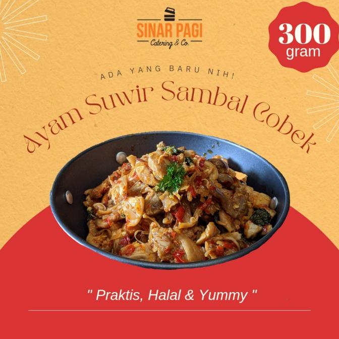 

Ayam Suwir Sambal Cobek (Frozen Pack) Sinar pagi Best Seller