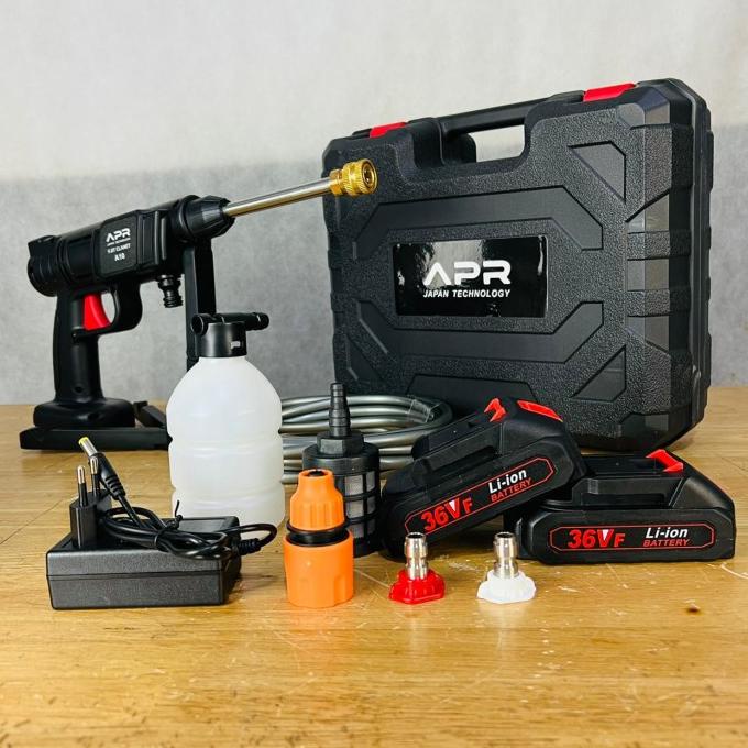 APR A10 MESIN CUCI MOTOR MOBIL BATERAI CORDLESS JET CLEANER 36V
