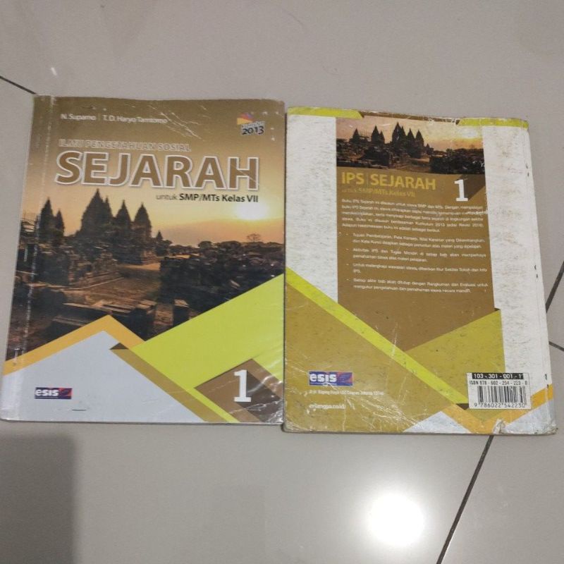 Buku Ips Sejarah Esis kls 7/Smp 1