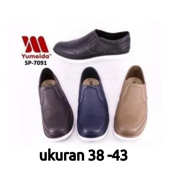 Yumeida SP 7091 L/sepatu karet pria/ sepatu casual/ sepatu pantofel