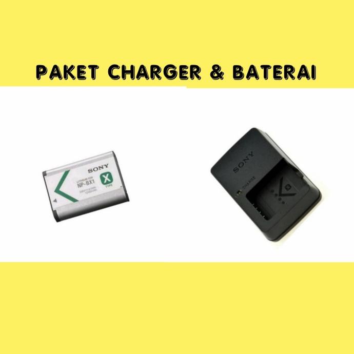 Paket Baterai & Charger Kamera Sony ZV1 / ZV1 - batre casan battery