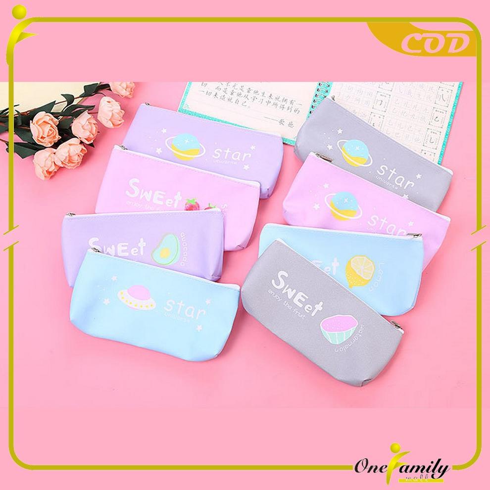 

ONE-A51 Tempat Pensil Buah Sweet Simple Perlengkapan Sekolah Lucu / Tempat Penyimpanan Pulpen Alat Tulis Pencil Case Fruit Import