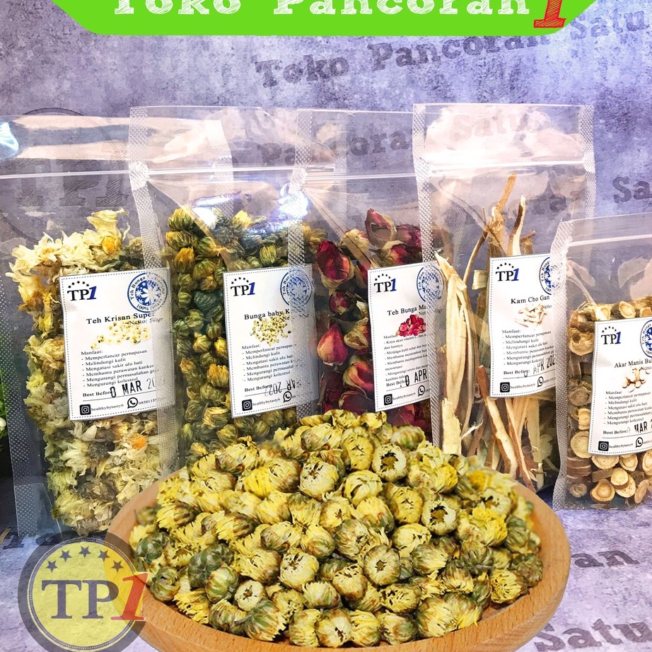 

Produk Keren Teh bunga baby Krisan baby Chrysanthemum flower tea 50g Serba Murah