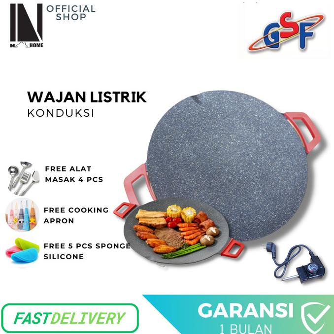 }}}}}}] Wajan Listrik Pemanggang BBQ Grill Pan Electric Panggangan 36Cm