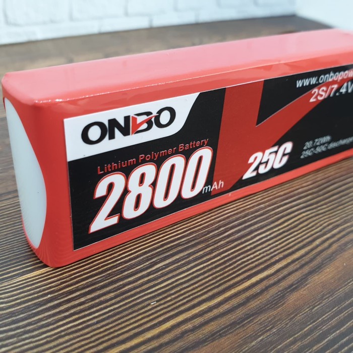 Lipo Battery 2s 7.4v 2800mah 25-50c Onbo Nano Power