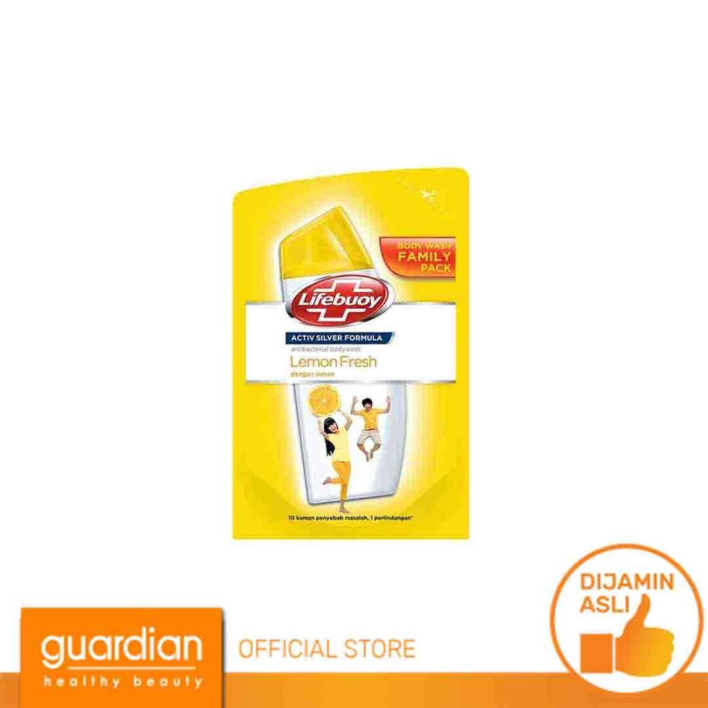 LIFEBUOY Body Wash Lemon Fresh Refill 250ml - Sabun Mandi Cair