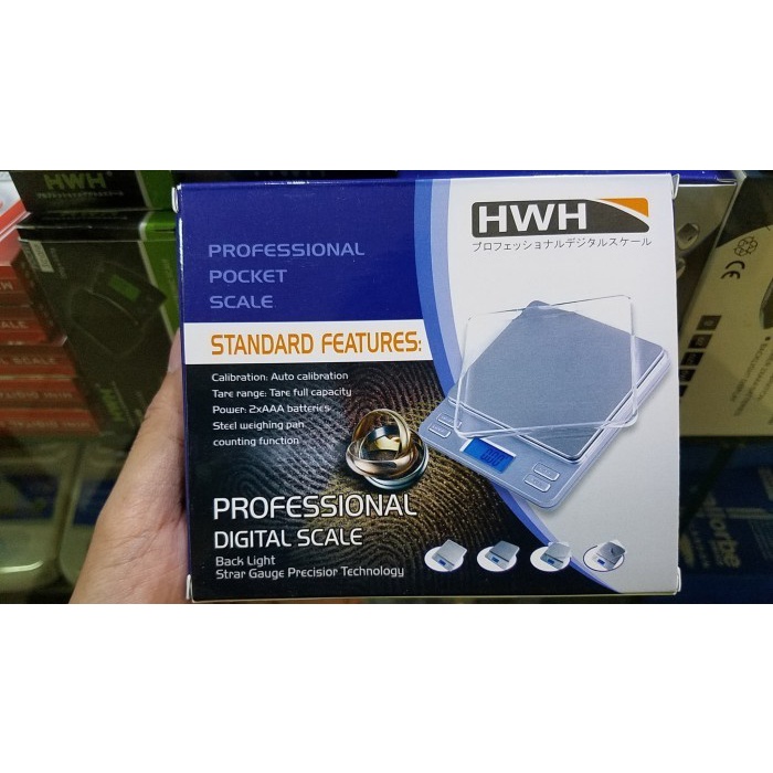 HARGA GROSIR HWH Timbangan emas Digital PSP 500g