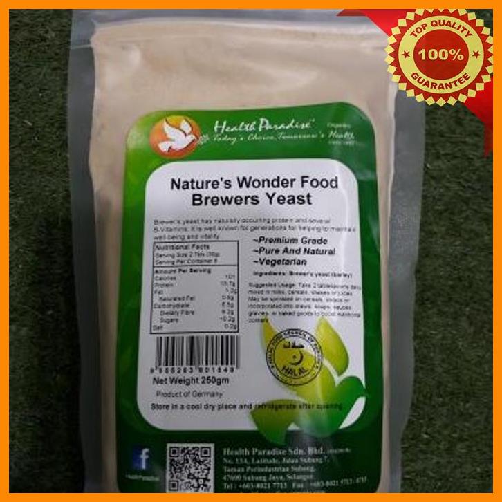 

(KSKS) HEALTH PARADISE NATURE'S WONDER FOOD BREWERS YEAST 250 G