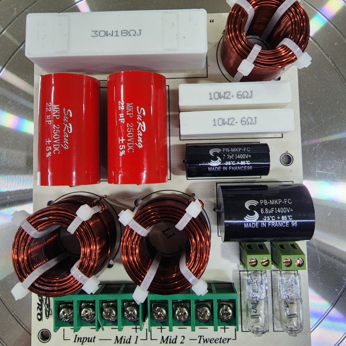 Crossover Pasif Cf Pro Dobel Mid High khusus line array speaker