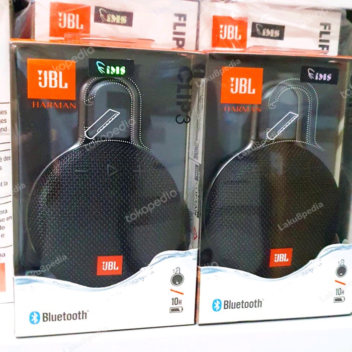 {{COD AKTIF}} Original JBL Clip 3 IMS Garansi Resmi Speaker Bluetooth Salon Spiker OBRAL Kode 839