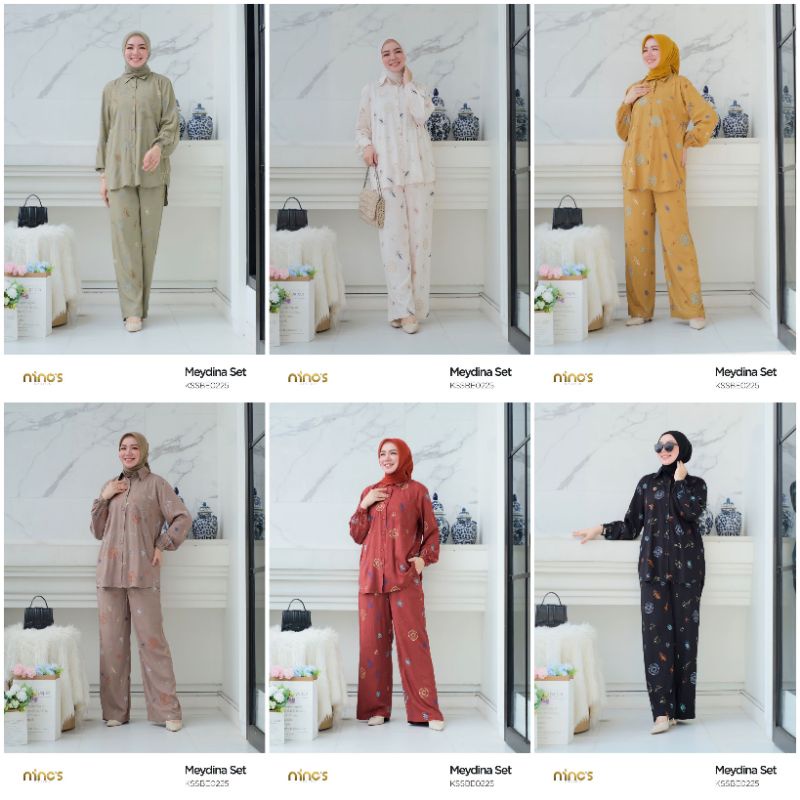 Meydina Setelan oneset terbaru Premium original import by Ninos Design