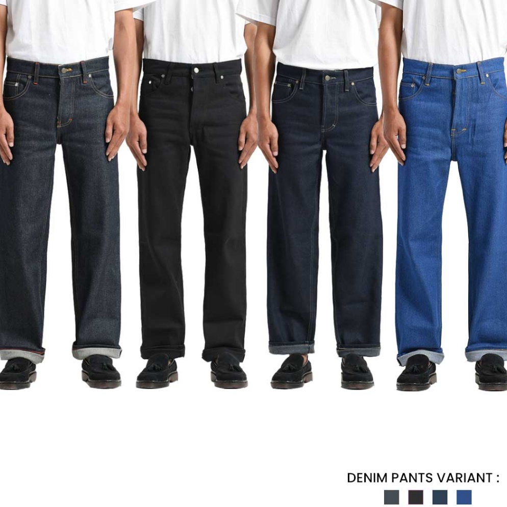 TERBAIK Pride N Joy - Celana Jeans Raw Denim Collection