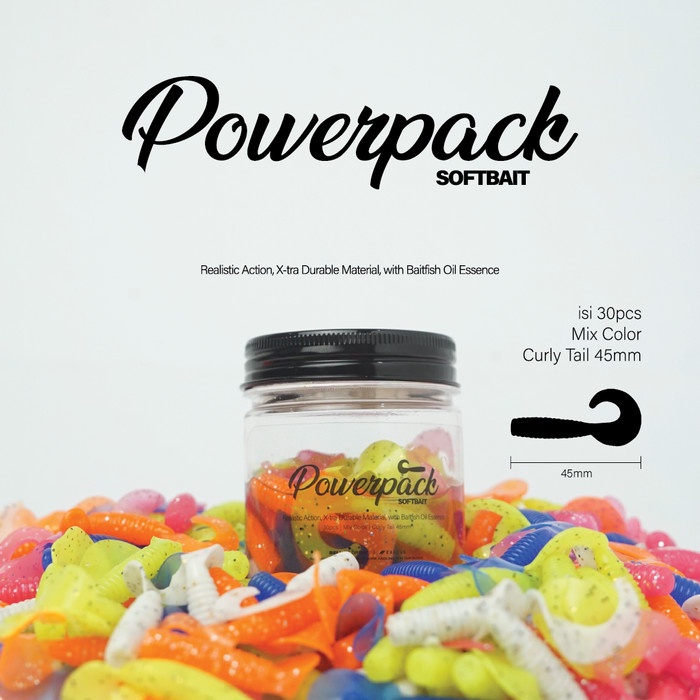 Softlure Exodus Power Pack - Curly Tail 45 Soft Plastic Lure SP