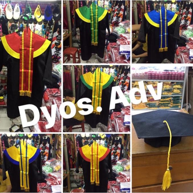 Toga wisuda TK toga tk baju toga TK anak-anak bahan satin berkualitas