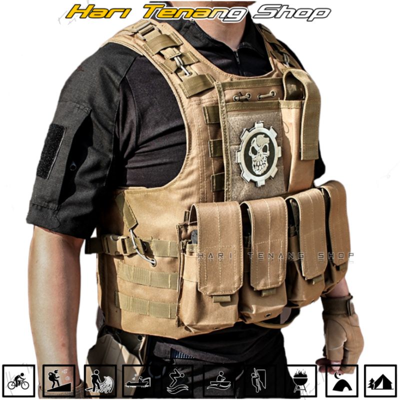 Rompi tactical/rompi/body vest tactical/rompi pria/rompi import