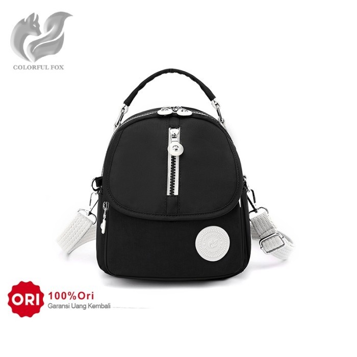 PROMO TAS SELEMPANG WANITA COLORFUL FOX 6255 TAS RANSEL SLING BAG ANTI AIR TERMURAH