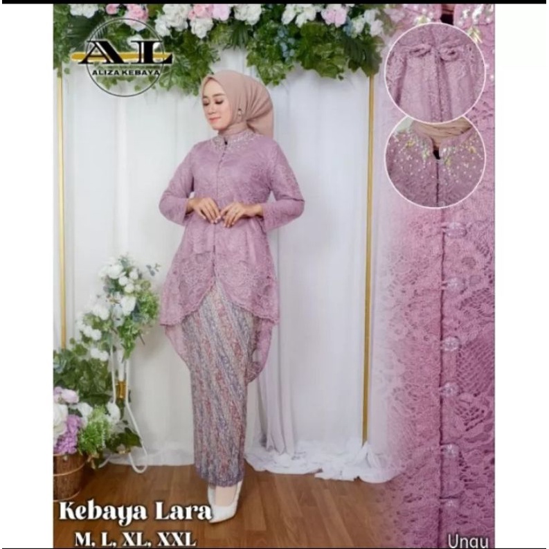 ORIGINAL SETELAN KEBAYA//KEBAYA PINGUIN//KEBAYA TUNIK TERLARIS//KEBAYA JUMBO//KEBAYA PESTA MODERN