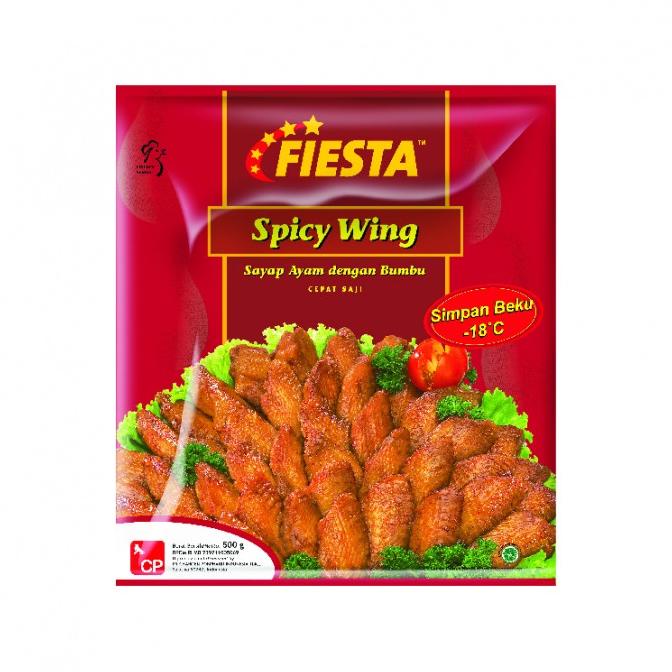 

SAYAP AYAM PEDAS FIESTA SPICY WING 500GR HALAL SIAP MASAK HALAL