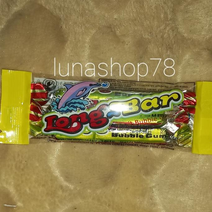 

=====] Permen karet jadul LongBar bubble gum 3x4.8g