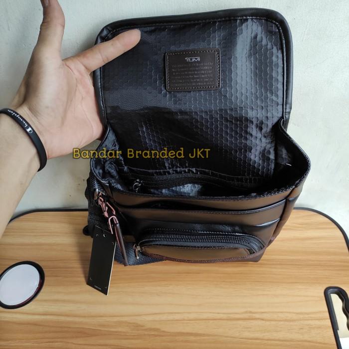 Tas Selempang Tumi Alpha Bravo Barstow Crossbody Bag Pria Kulit Asli