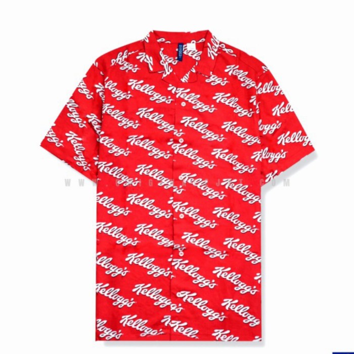 Kemeja Patterned Resort Bob Marley