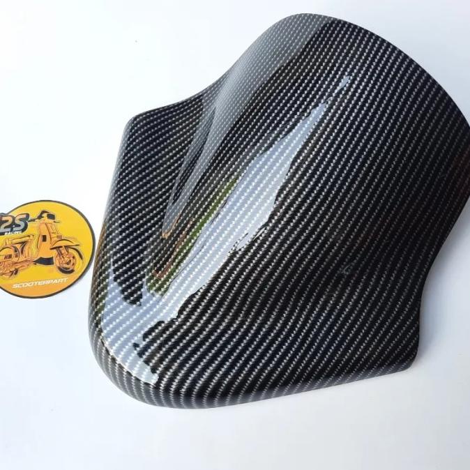 Visor Stang Vespa Racing Kedok Batok Vespa Balap Carbon