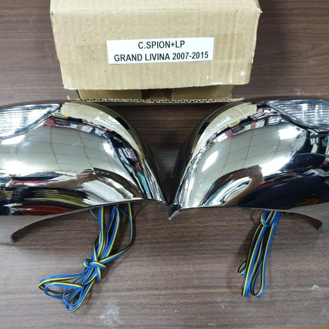 Cover Spion Chrome Lampu Grand Livina