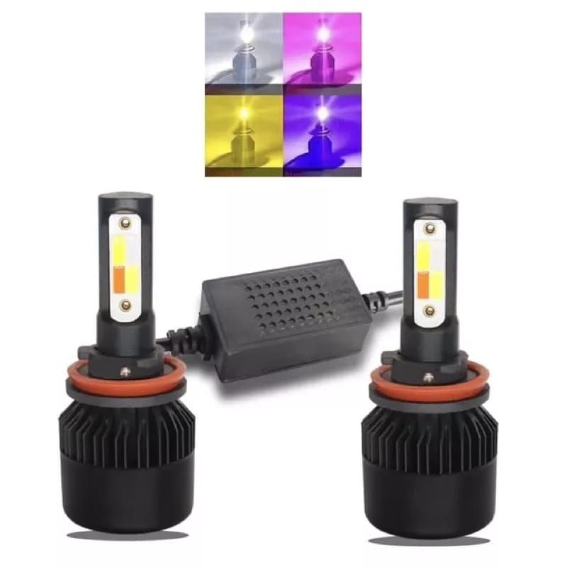 LED FOGLAMP H8 H11 H16 4 WARNA+KEDIP AVANZA XENIA JAZZ BRIO MOBILIO ERTIGA SWIFT YARIS INNOVA CALYA SIGRA AGYA AYLA