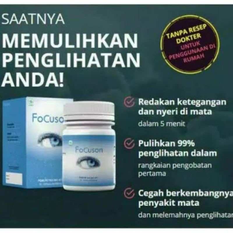 FoCuson Promo Obat Herbal Mata 100% Original Focuson asli