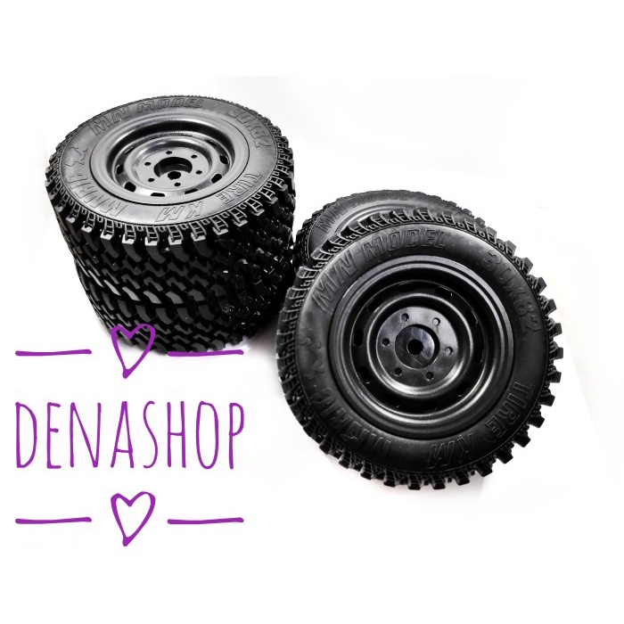 Ban Roda wheels soft tire RC Crawler hex 12mm MN86 MN86KS MN86k MN 86