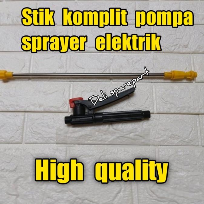 `````````] Stik Komplit Gagang Mesin sprayer Semprot Hama Elektrik CBA 12V 16Lit