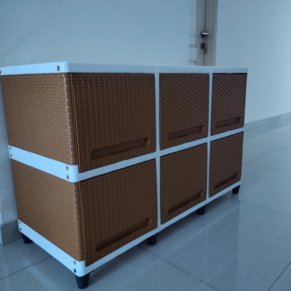 Terlaris Lemari Plastik Club Lemari Baju Bupet Tv Rak Multifungsi/Laci