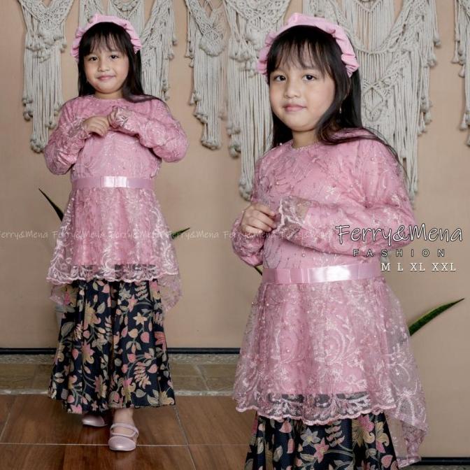 setelan kebaya anak umur 5-12 tahun kebaya anak modern