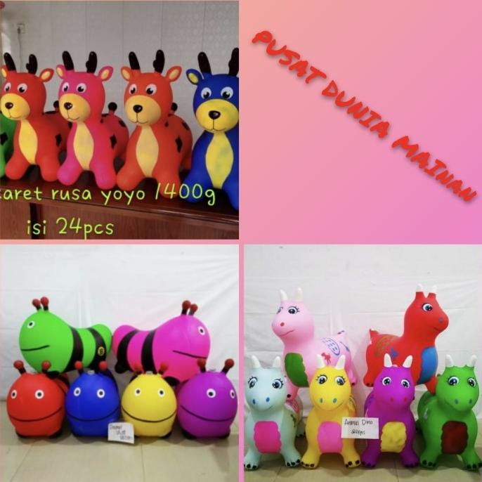 animal jumping ULAT,RUSA YOYO, DINO