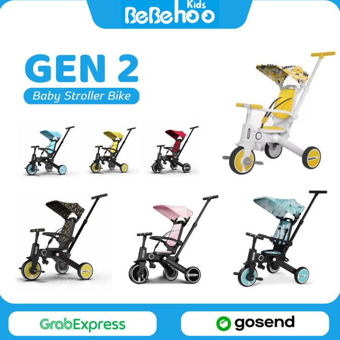 Bebehoo Gen 2 7 in 1 Stroller Folding Trike BEBEHO Sepeda Bayi Lipat