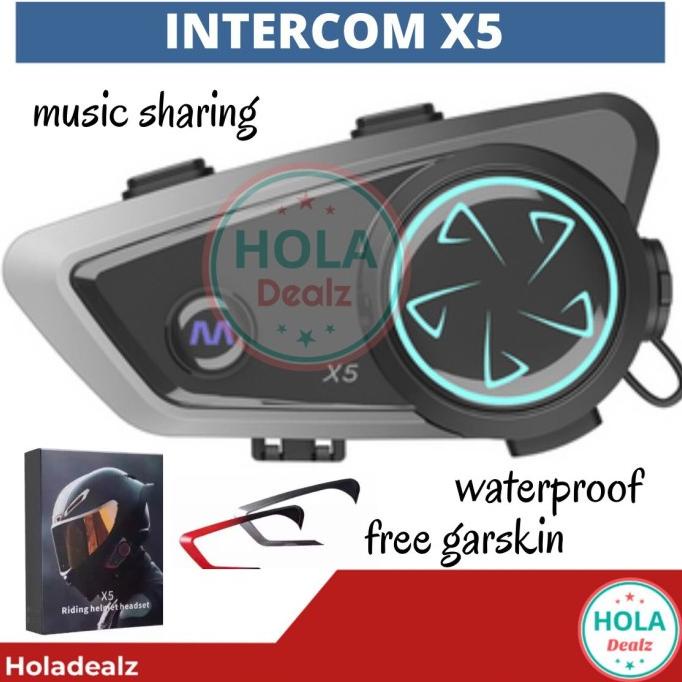 RETOUCH INTERCOM X5 RETOUCH BLUETOOTH HELM MUSIC SHARING VS IT R8